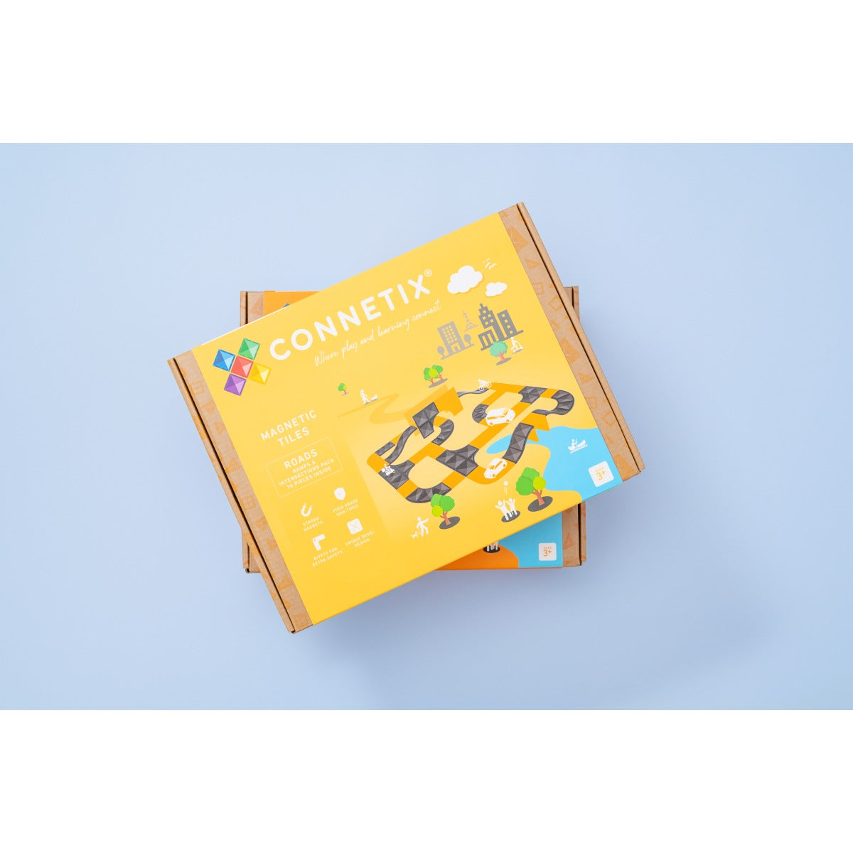 Connetix - Magnetbausteine Rampen & Kreuzungen 16-tlg.