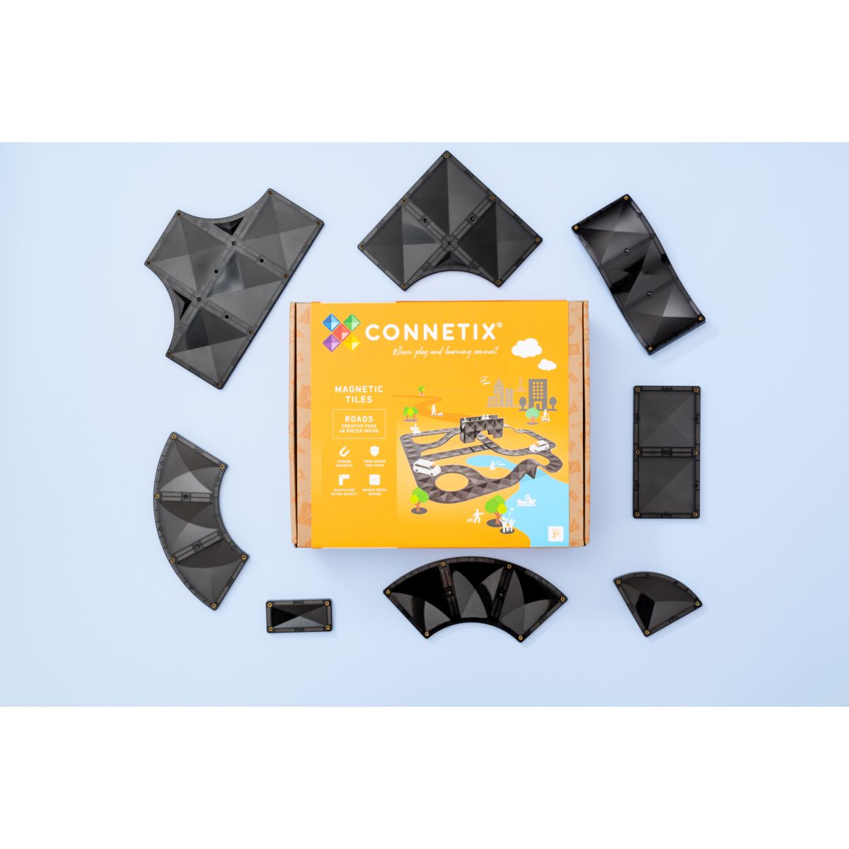 Connetix - Magnetbausteine Creative Roads 48-tlg.