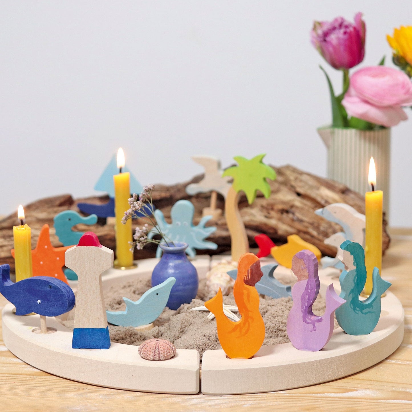 GRIMM´S Steckfigur Meerjungfrau Aquamarin Bild 2