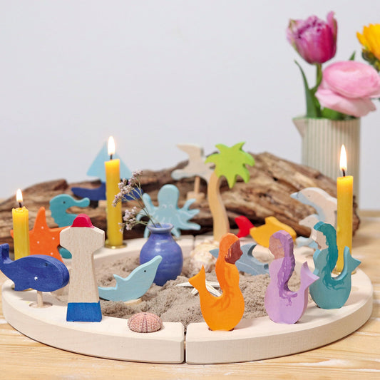 GRIMM´S Steckfigur Meerjungfrau Aquamarin Bild 2