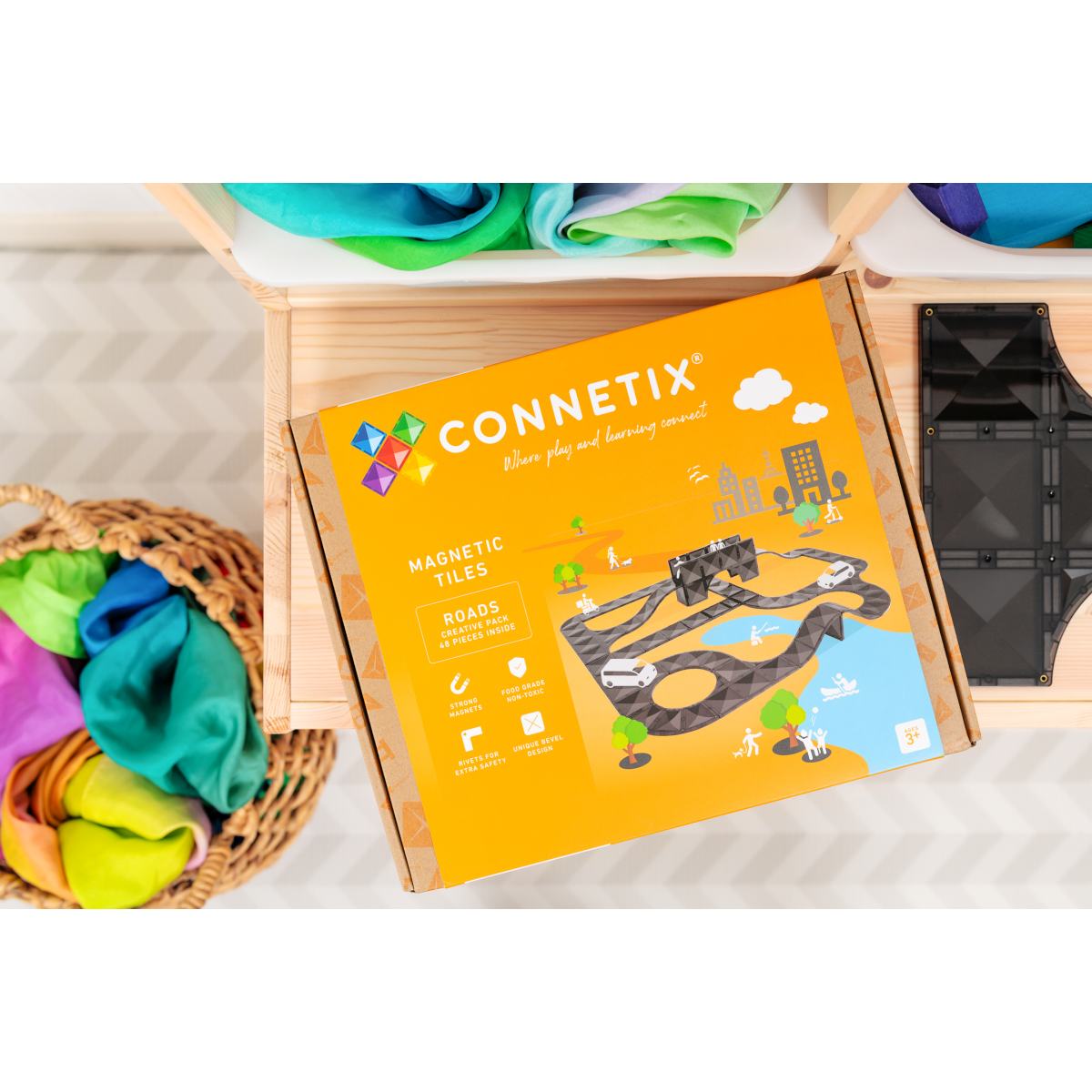 Connetix - Magnetbausteine Creative Roads 48-tlg.