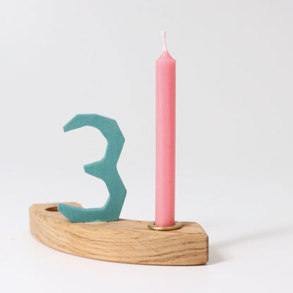 GRIMM´S Altrosa Bienenwachs-Kerzen (10%) VE 12 Stk. Bild 4