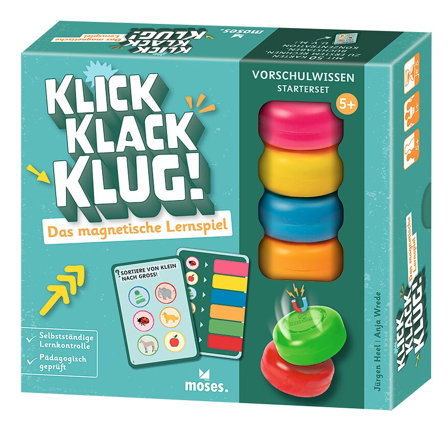 Moses - Klick Klack Klug Starterset ab 5 Jahren - Vorschulwissen