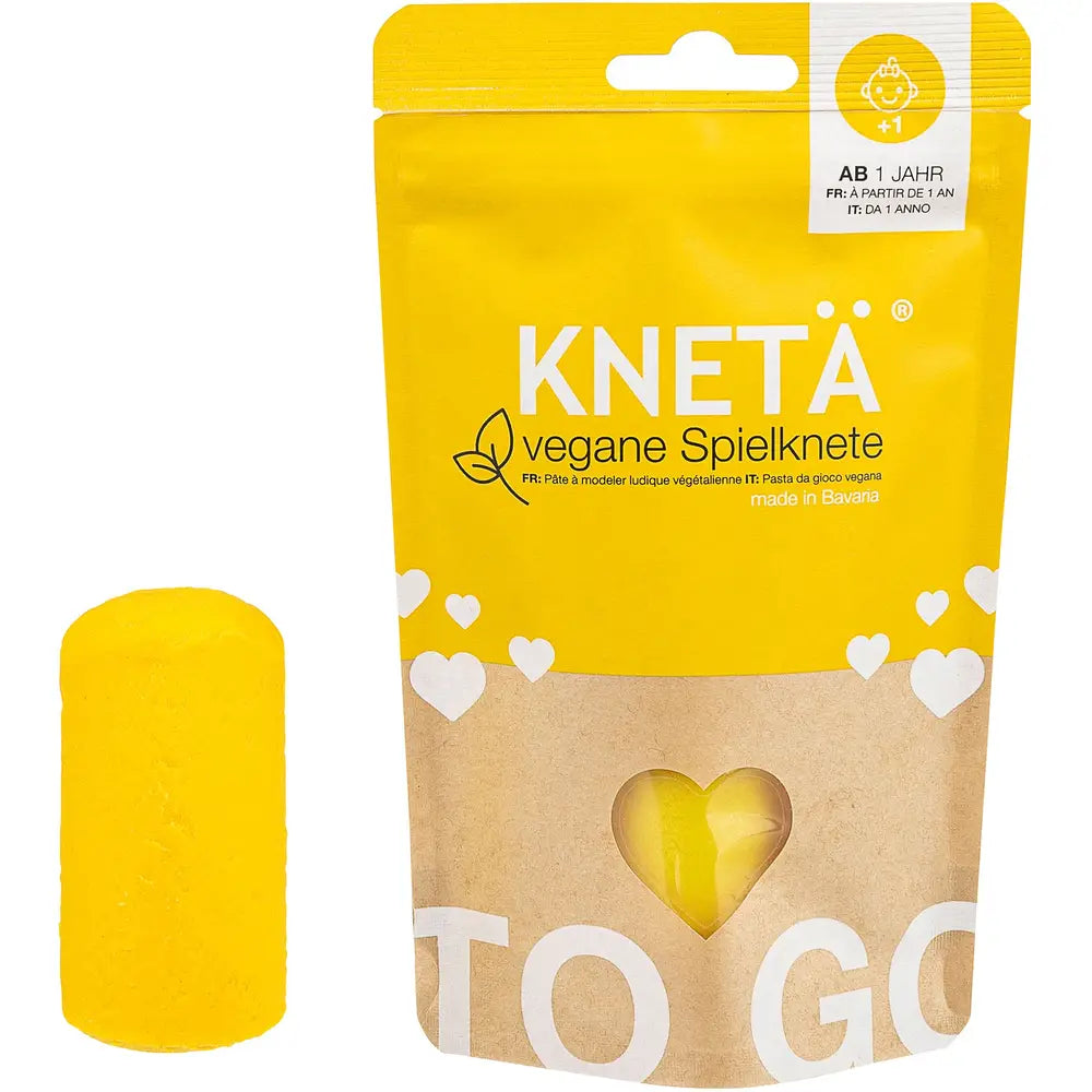 KNETÄ - Knetä Bag vegane Spielknete - gelb 100gr