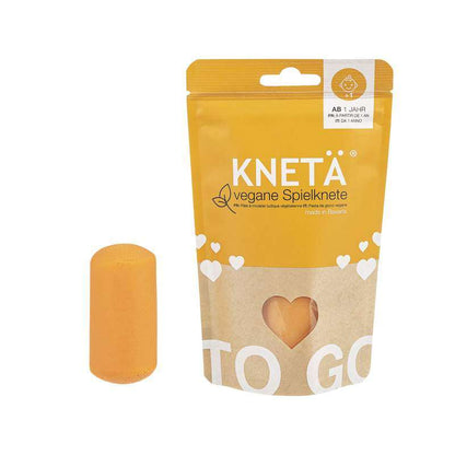 Knetä Bag vegane Spielknete in leuchtendem Orange, 100 Gramm