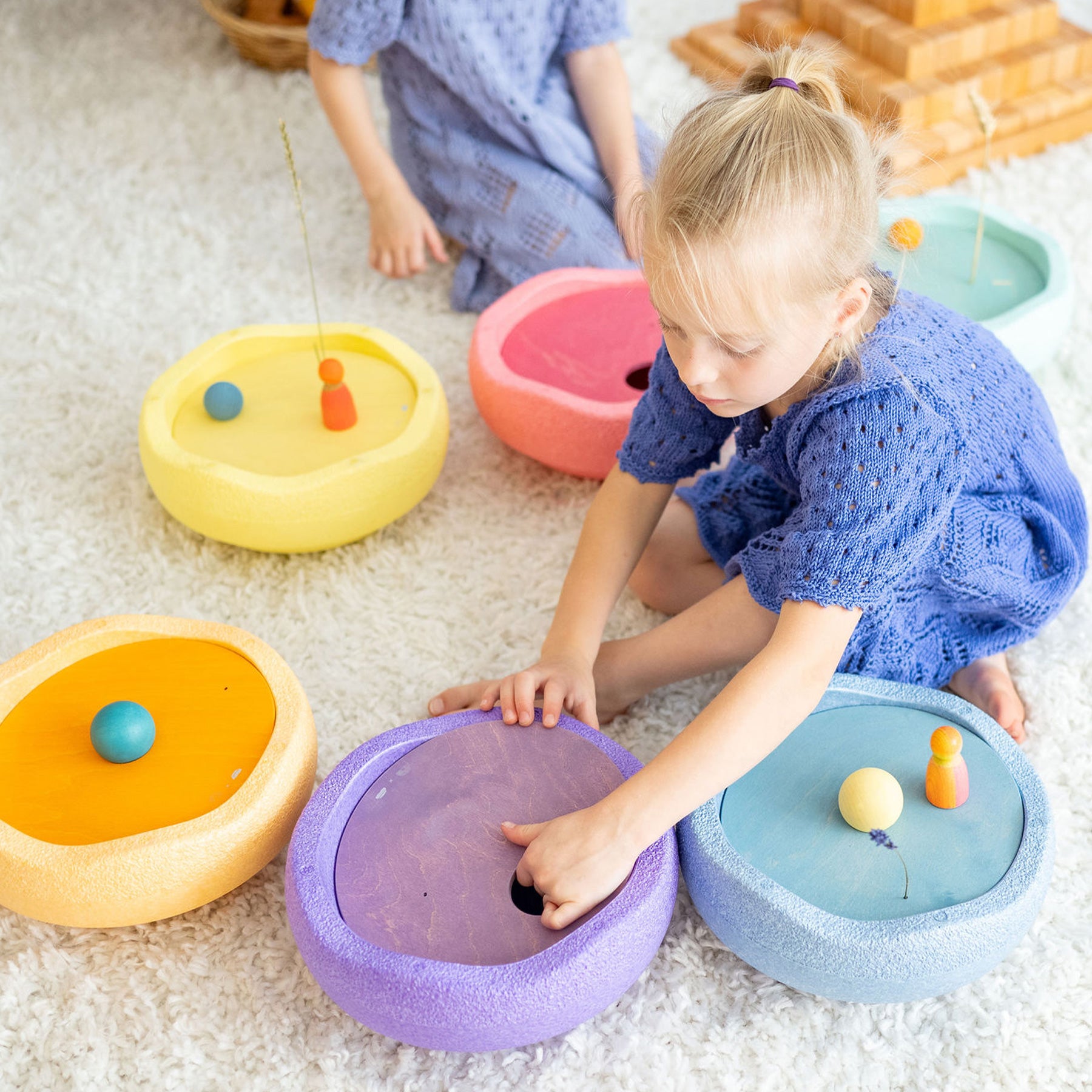 Grimm`s - GRIMM’S x Stapelstein® Kullerscheiben Cool Pastell Bild 9