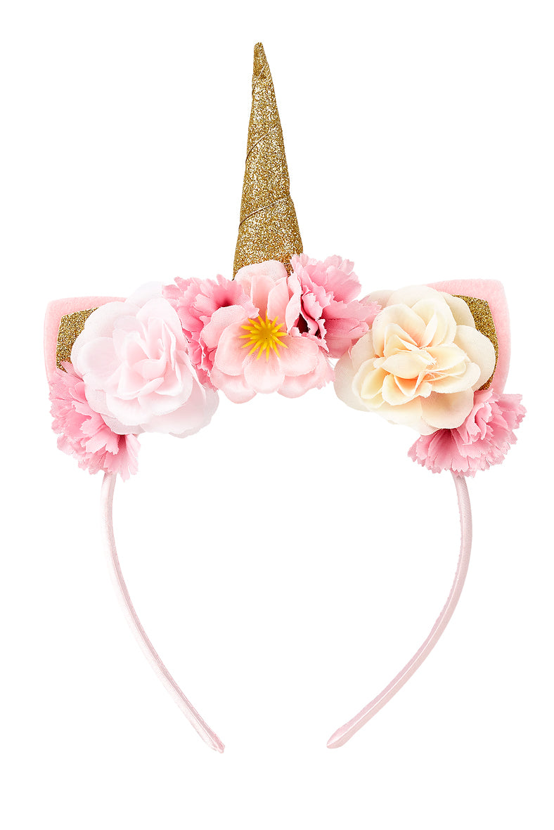Souza - Haarreif Einhorn mit Blüten - 105332