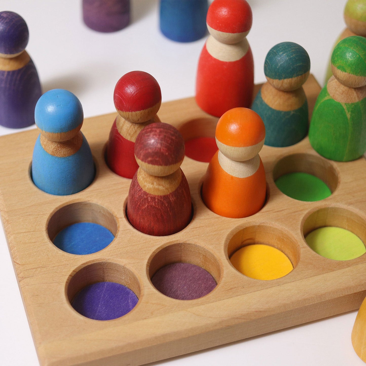 GRIMM´S Sortier-Brettchen Regenbogen Bild 7