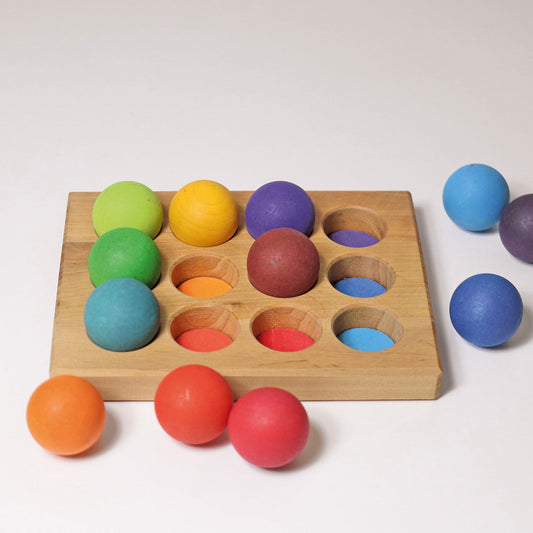 GRIMM´S Sortier-Brettchen Regenbogen Bild 2