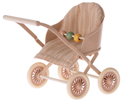 Maileg - Kinderwagen, Baby - Rose Bild 1