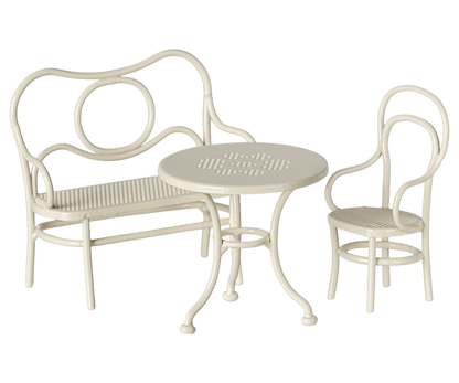 Maileg - Café-Set, Maus, Klein - Cremefarben Bild 1