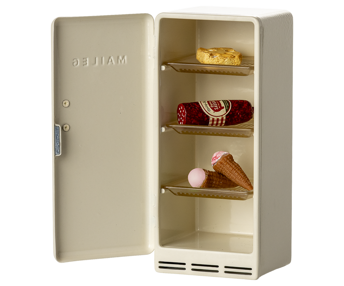 Maileg - Kühlschrank, Maus - Creme Bild 4