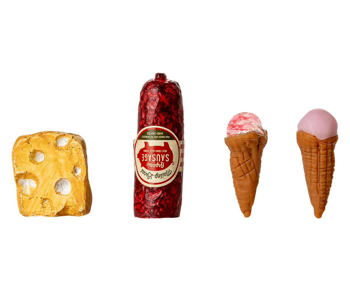 Maileg - Kühlschrank, Maus - Creme Bild 5