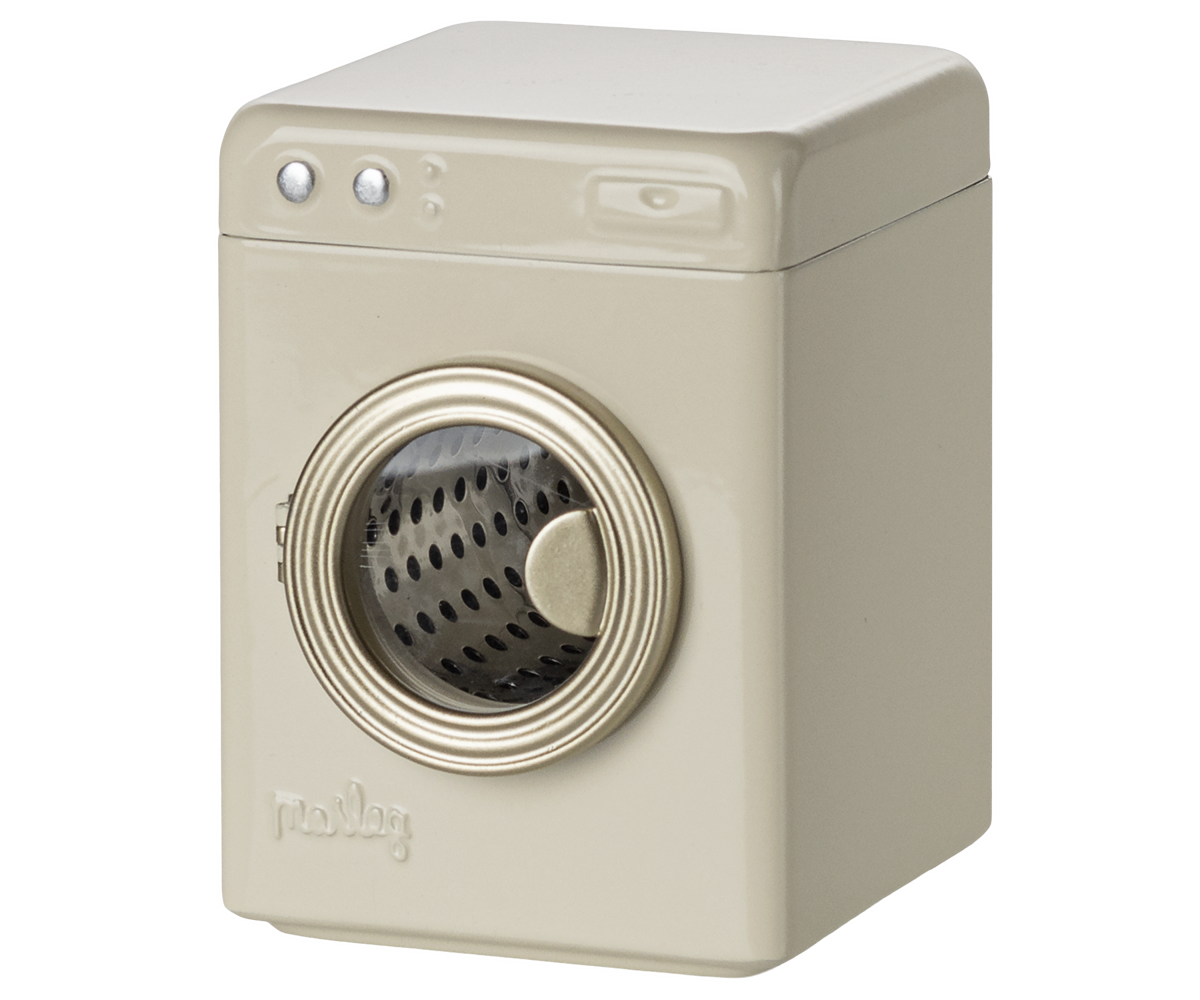 Maileg - Waschmaschine, Maus - Creme