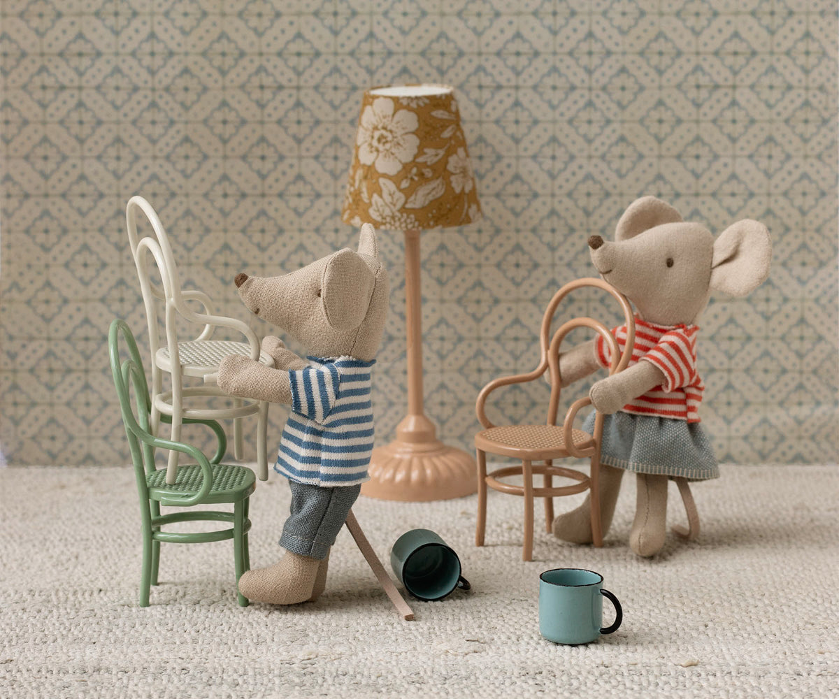 Maileg - Vintage Stuhl, Maus - Dunkles Powder Bild 2