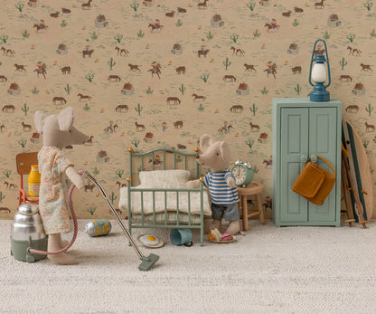 Maileg - Vintage Einzelbett, Maus - Mint Bild 2