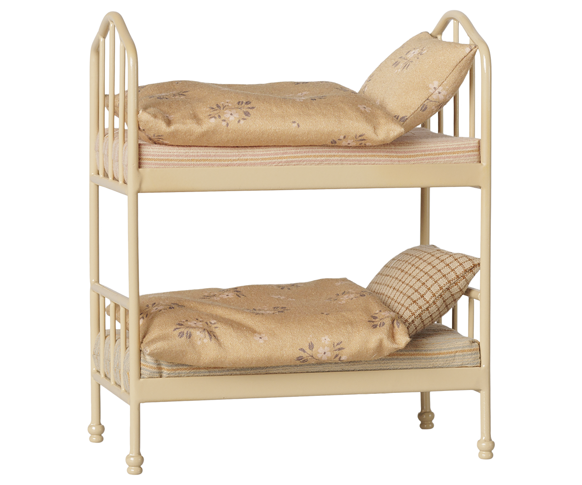 Maileg - Etagenbett, Maus - Beige