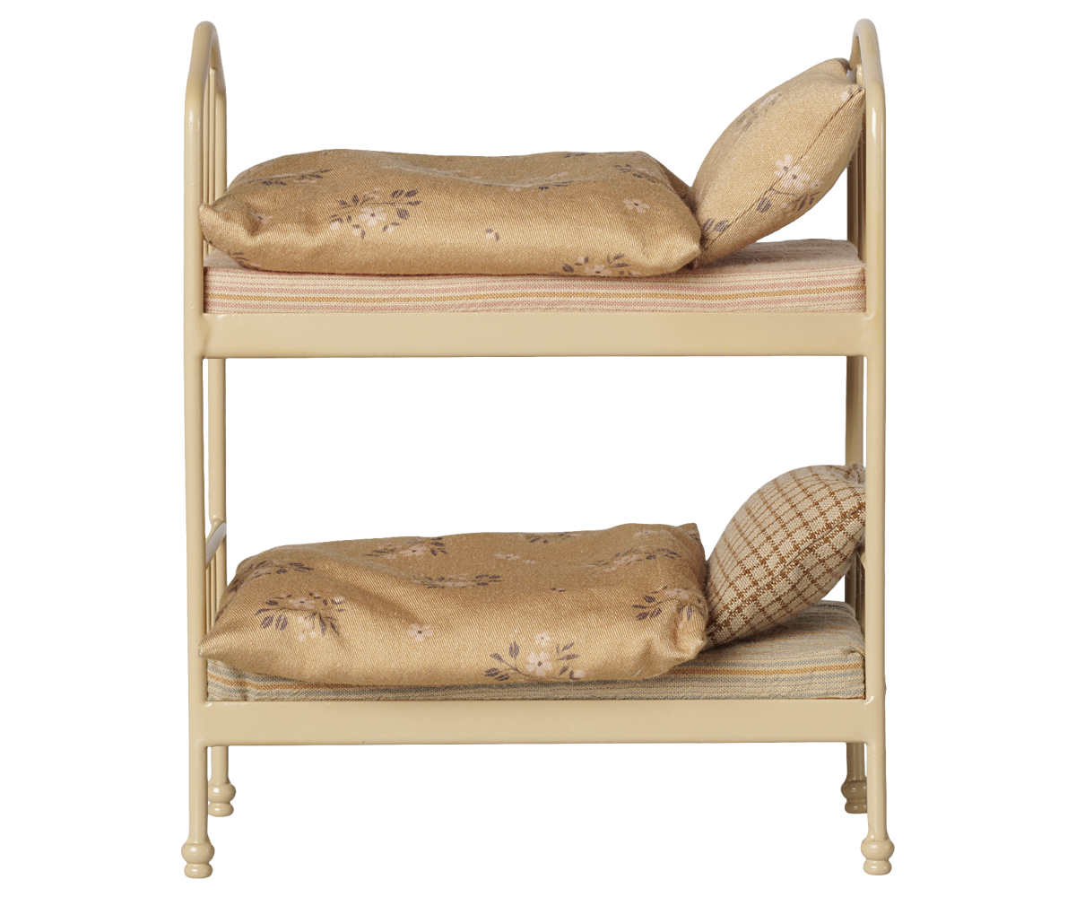 Maileg - Etagenbett, Maus - Beige
