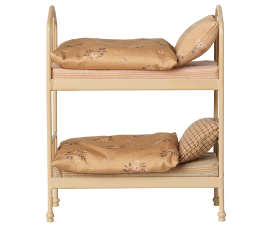 Maileg - Etagenbett, Maus - Beige