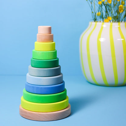 GRIMM´S Scheibenturm Neongrün Bild 16