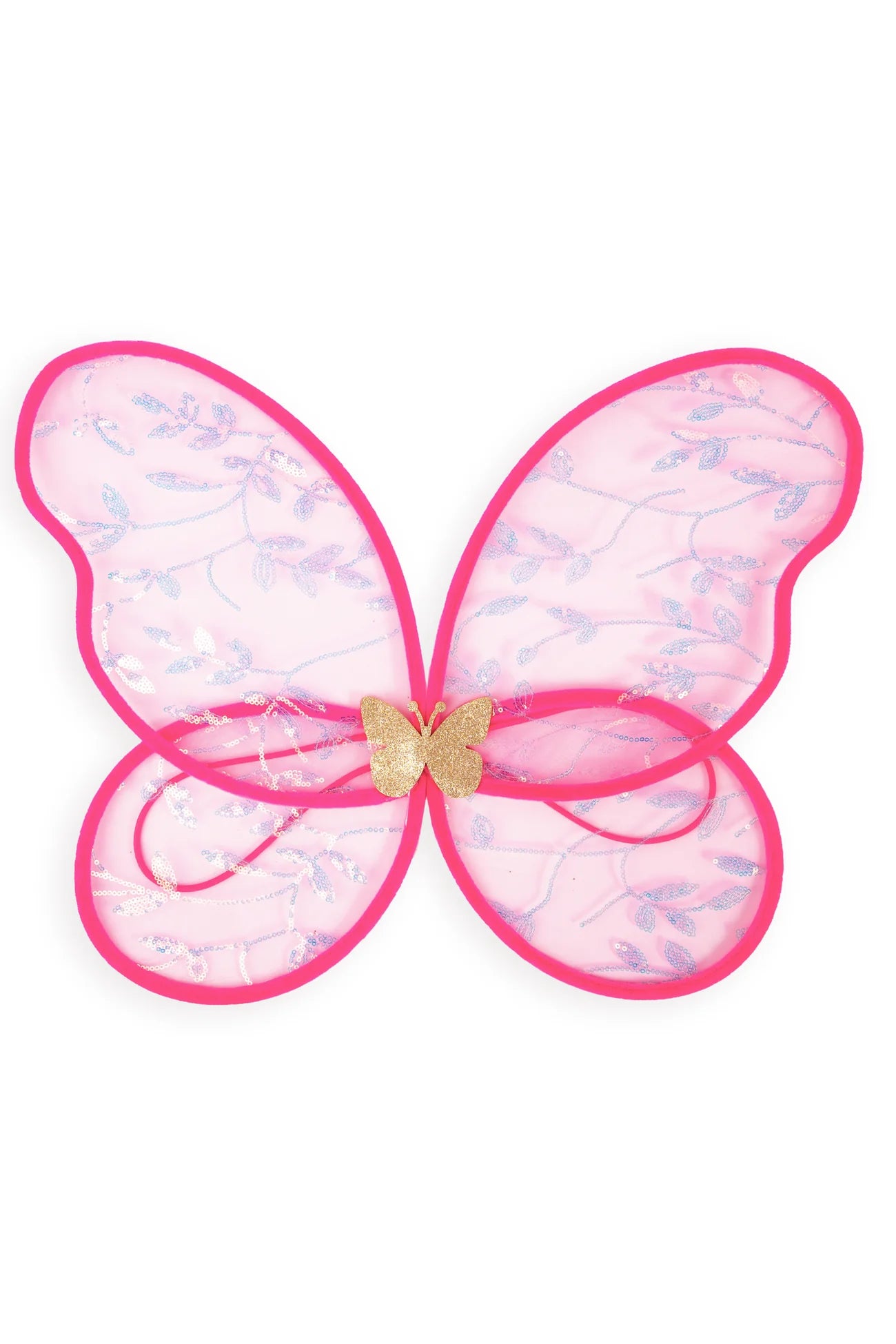 Schmetterlingsflügel Pink von Great Pretenders mit elastischen Arm-Bändern