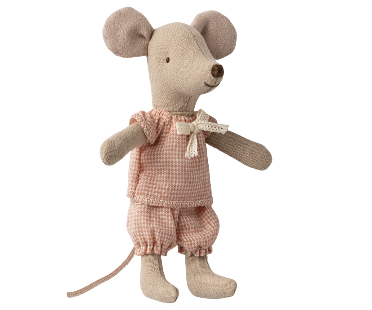 Maileg - Kleine Schwester Maus in Streichholzschachtel
