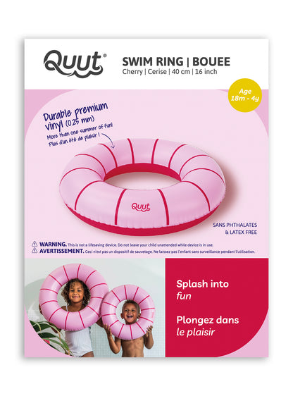 Quut - Swim ring 40cm - Cherry red - 173304 Swim ring 40cm Cherry 7