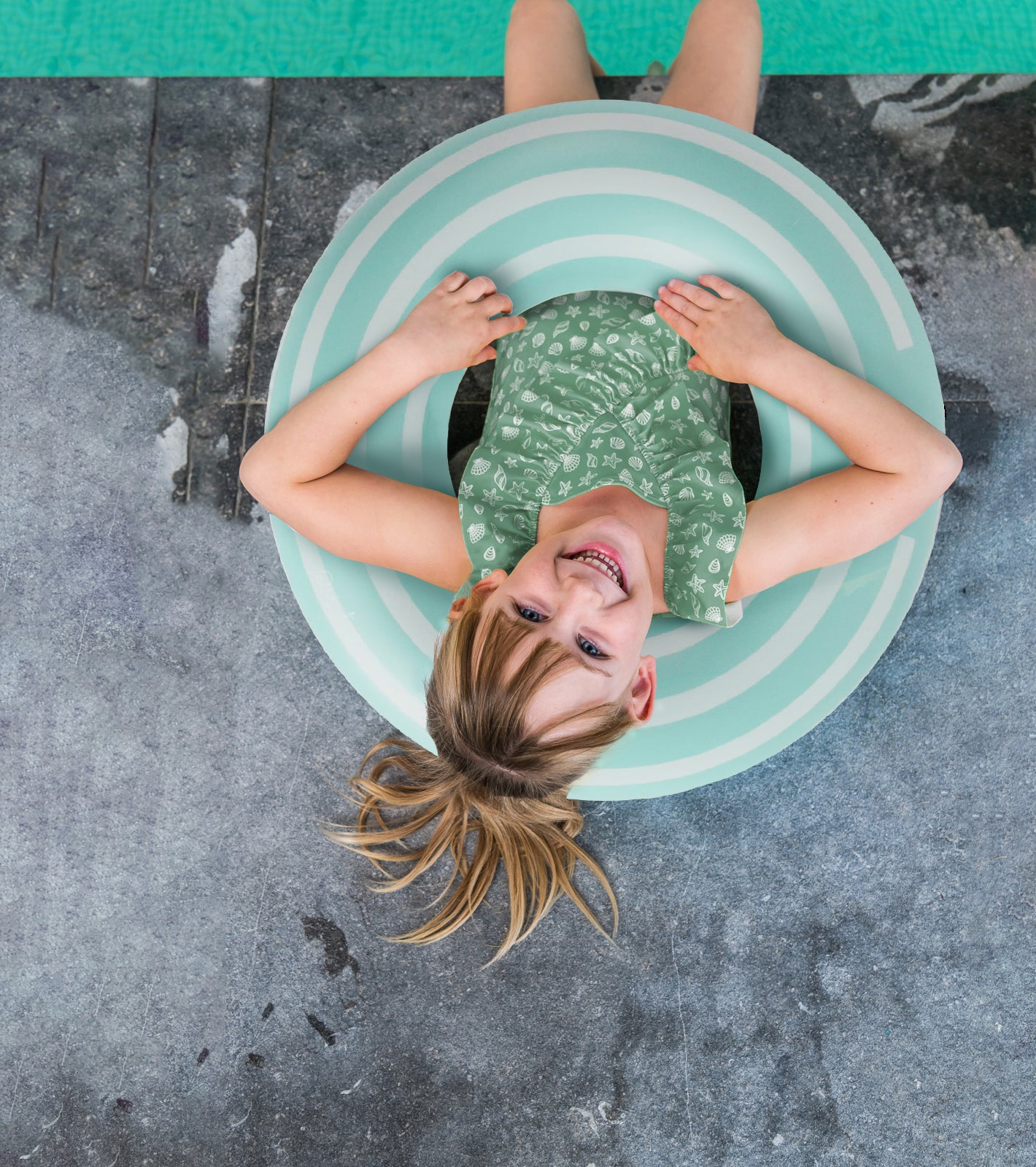 Quut - Schwimmring M Ø60cm Garden Green - 173380 Swim ring 60cm Garden Green 2