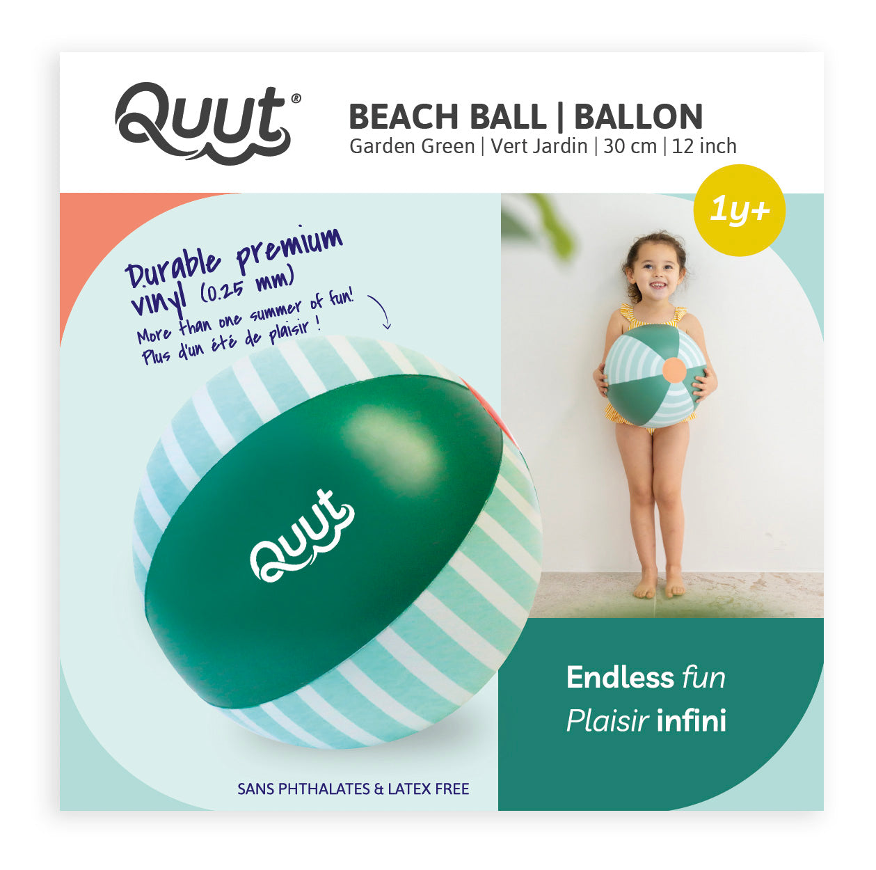Quut - Beach ball Garden green 30cm - 173526 Beach ball garden green 3