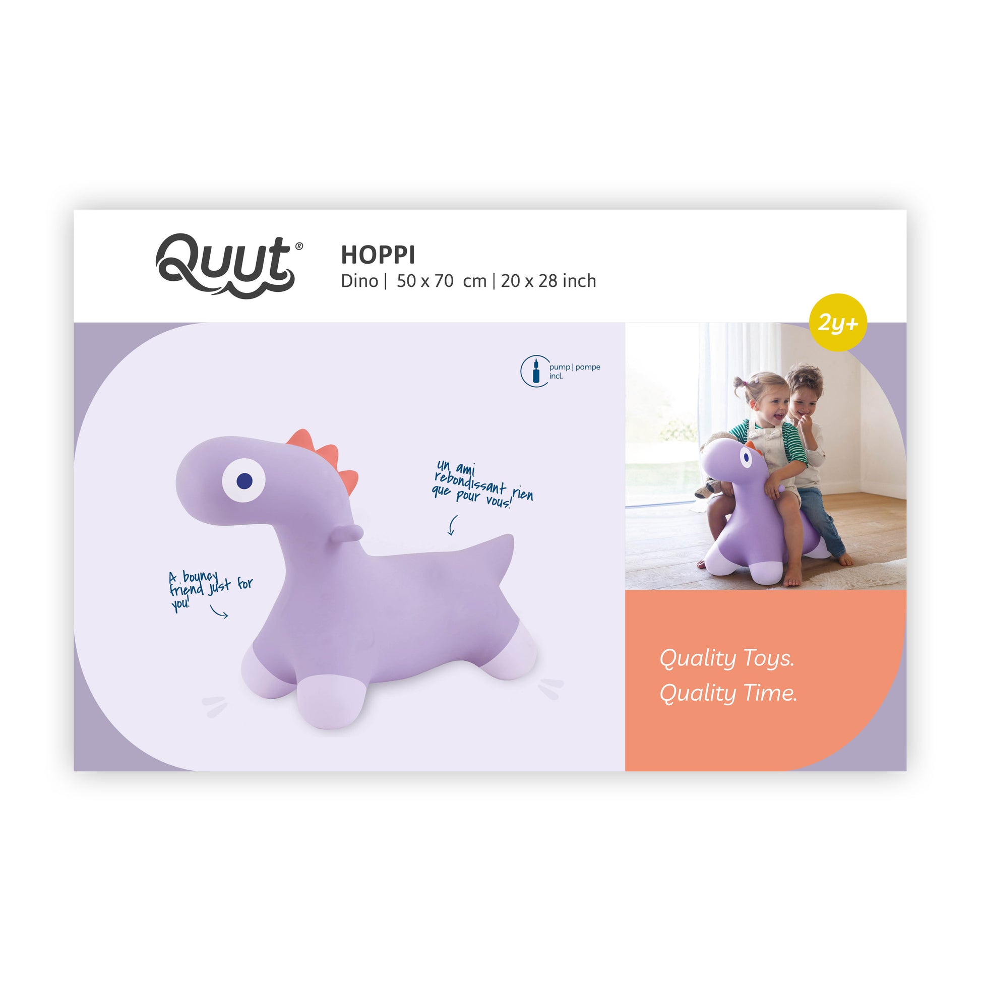 Quut - Hoppi Dino Lila - 173731 - Hoppi Dino Lavender