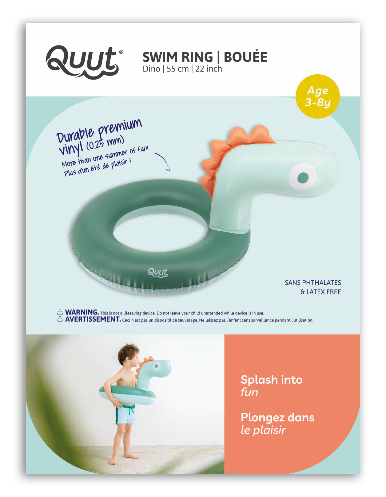 Quut - Swim Ring Dino - 173915 Swim ring Dino 7