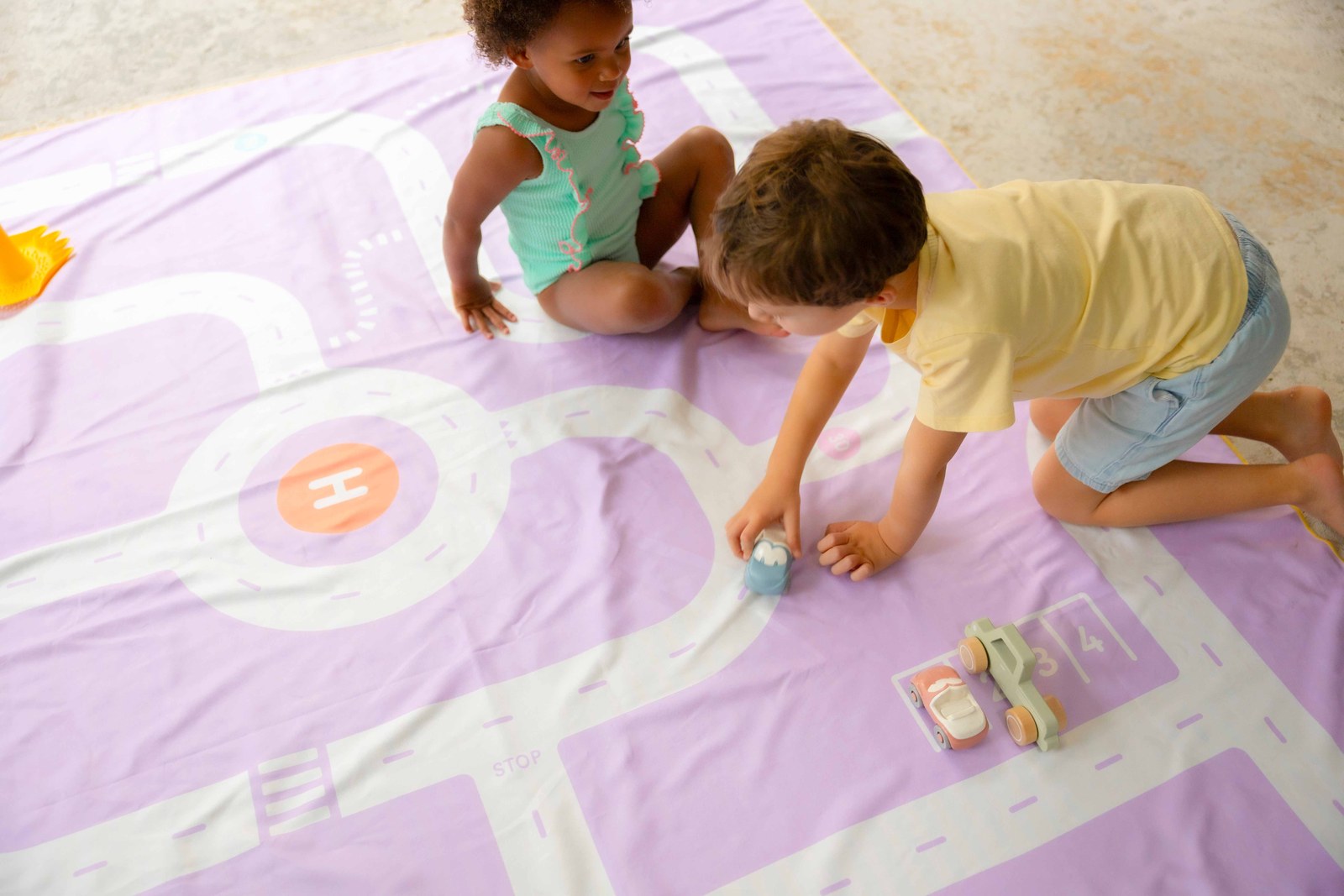 Quut - Playtowel XL Road lavender - 174721 Play Towel XL 180 x 180 Road Lavender 5