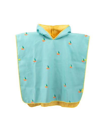 Quut - Poncho Banana Blue (Boats) - 175575 Poncho Banana Blue 1