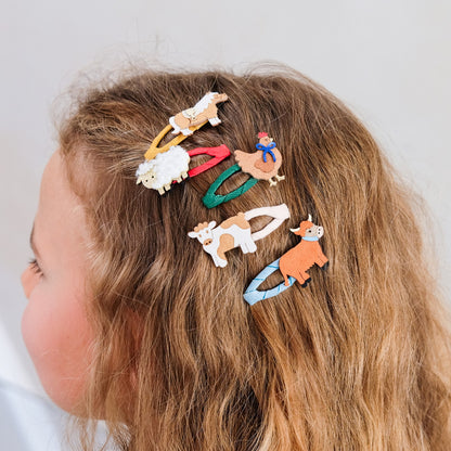 Mimi & Lula - Haarspangen Mini Fun Farm - 192072-38 FUN FARM MINI HAIR CLIPS 1