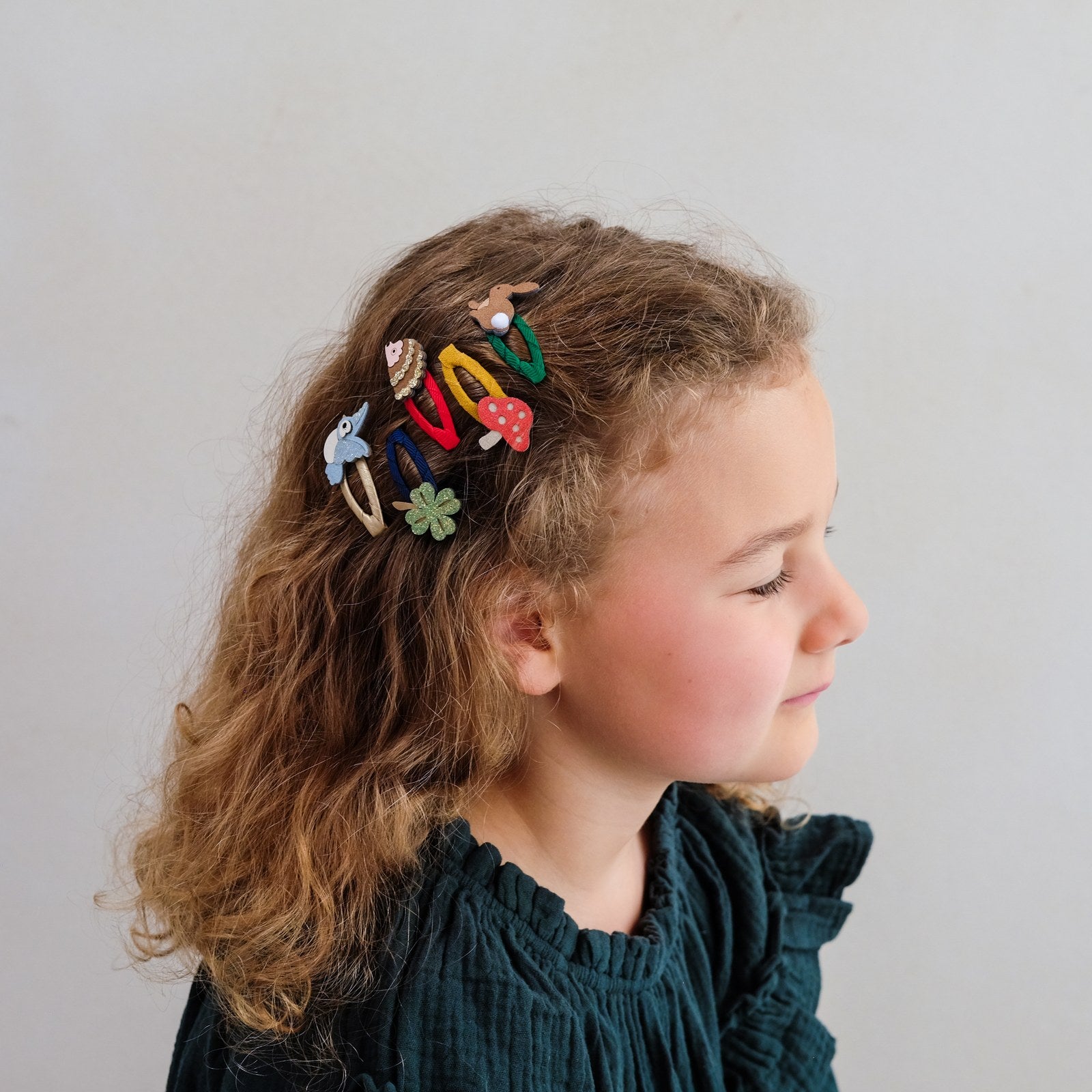 Mimi & Lula - Haarspangen Mini Waldtiere - 192077-38 WOODLAND PALS MINI HAIR CLIPS 1