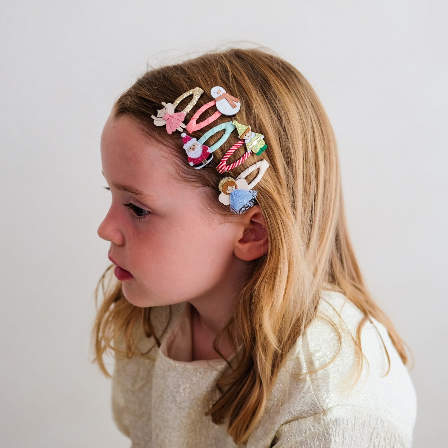 Mimi & Lula - Haarspangen Mini Weihnachtsfiguren - 192123-23 CUTE CHRISTMAS CHARACTER MINI HAIR CLIPS 1