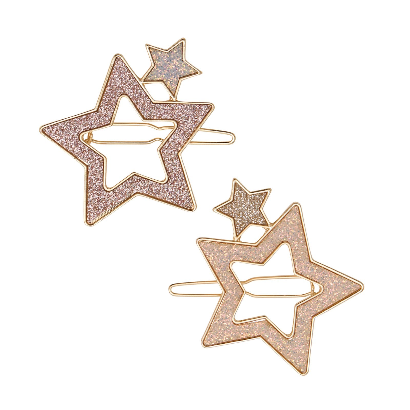 Mimi & Lula - Haarspangen Super Sparkle Stern - 192135-21 SUPER SPARKLE STAR SNAP HAIR CLIPS