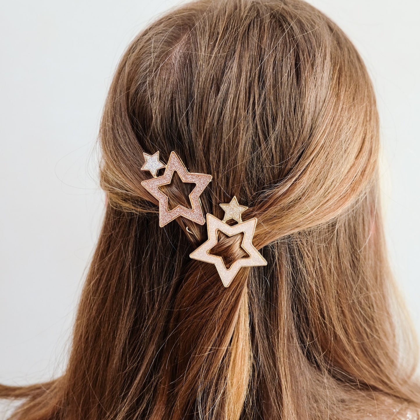 Mimi & Lula - Haarspangen Super Sparkle Stern - 192135-21 SUPER SPARKLE STAR SNAP HAIR CLIPS 1