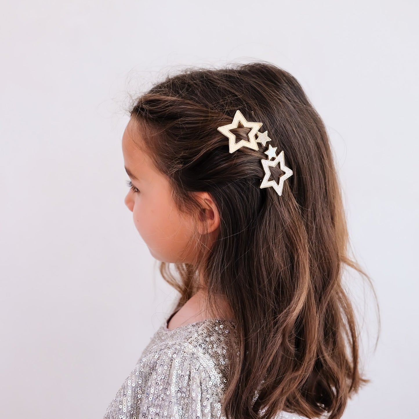 Mimi & Lula - Haarspangen Super Sparkle Stern - 192135-21 SUPER SPARKLE STAR SNAP HAIR CLIPS 2