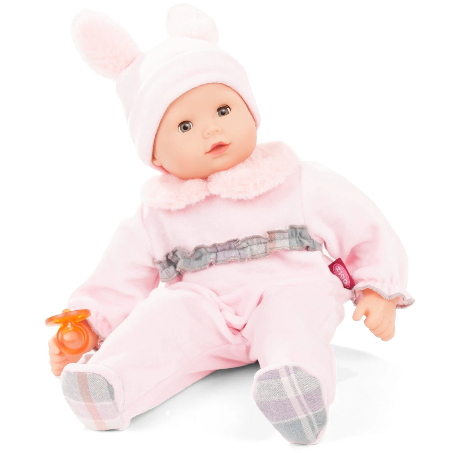 Babypuppe Götz Maxy Muffin Pastellino 42cm mit weichem Körper in Pastellfarben
