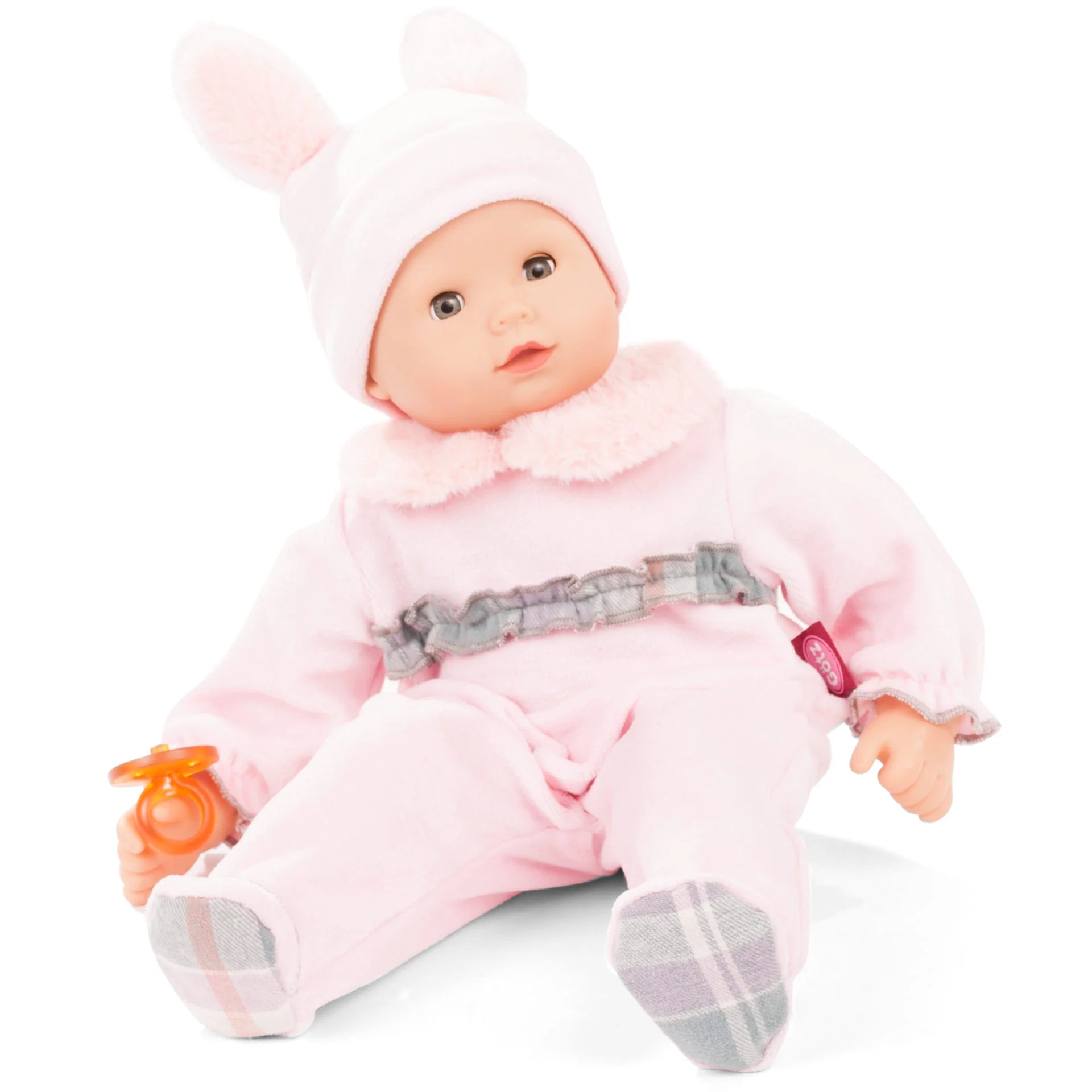 Babypuppe Götz Maxy Muffin Pastellino 42cm mit weichem Körper in Pastellfarben