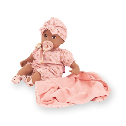 Badepuppe Götz Cosy Aquini Millefleur 33 cm mit Millefleur-Muster und weichem Körper