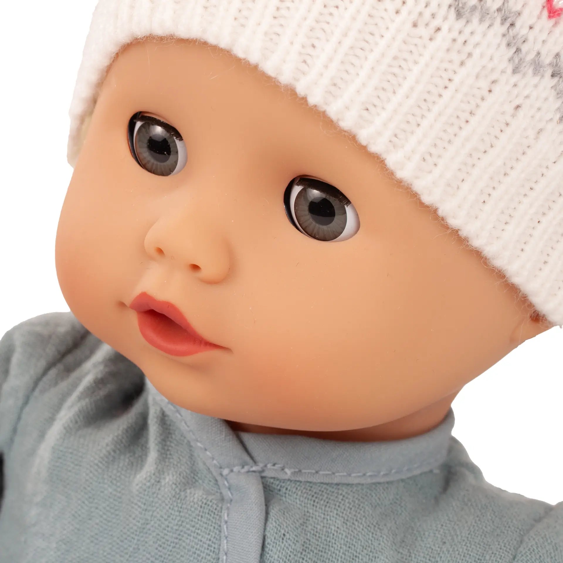 Babypuppe Muffin Zick Zack 33 cm von Götz mit Zick-Zack-Muster