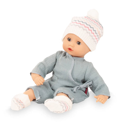 Babypuppe Muffin Zick Zack 33 cm von Götz mit Zick-Zack-Muster