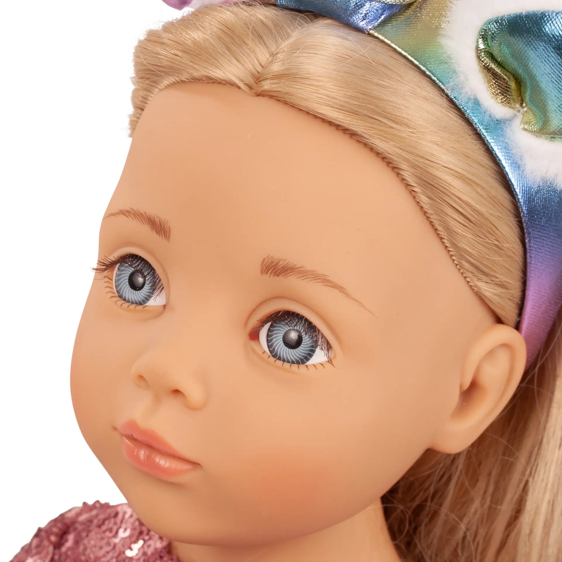 Götz Happy Kidz Puppe Anna im Einhorn-Outfit, 50 cm große Babypuppe mit weicher Stoffqualität