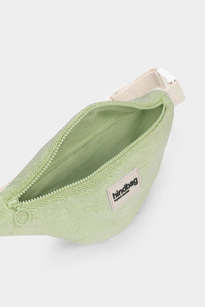 Hindbag - Kinder-Gürteltasche Augustin Frottee Mandelgrün