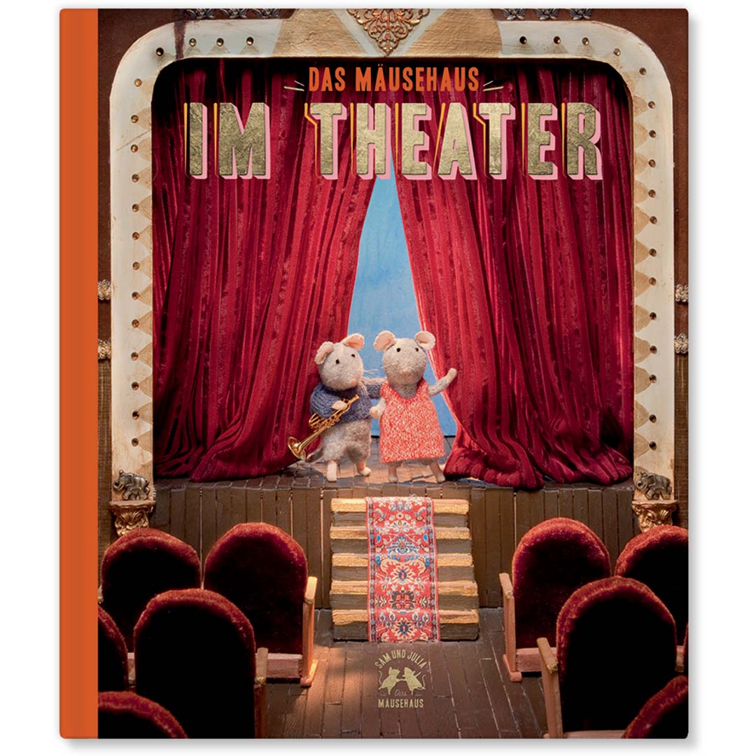 Kinderbuch Sam & Julia Im Theater mit farbigen Illustrationen