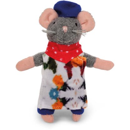 Kleine Plüsch-Maus Künstler von Sam & Julia aus Baumwoll-Polyester-Mischung