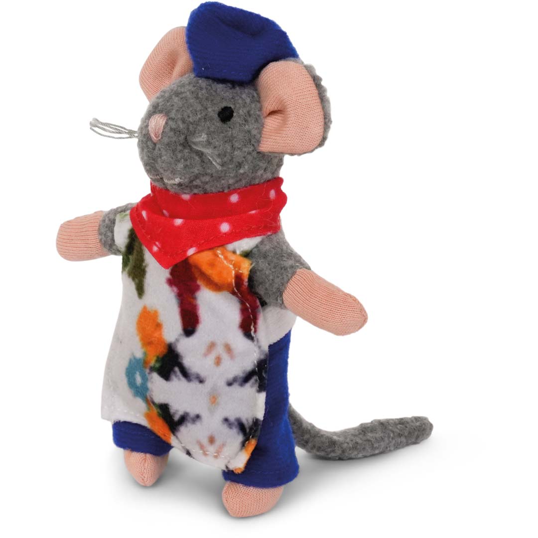 Kleine Plüsch-Maus Künstler von Sam & Julia aus Baumwoll-Polyester-Mischung