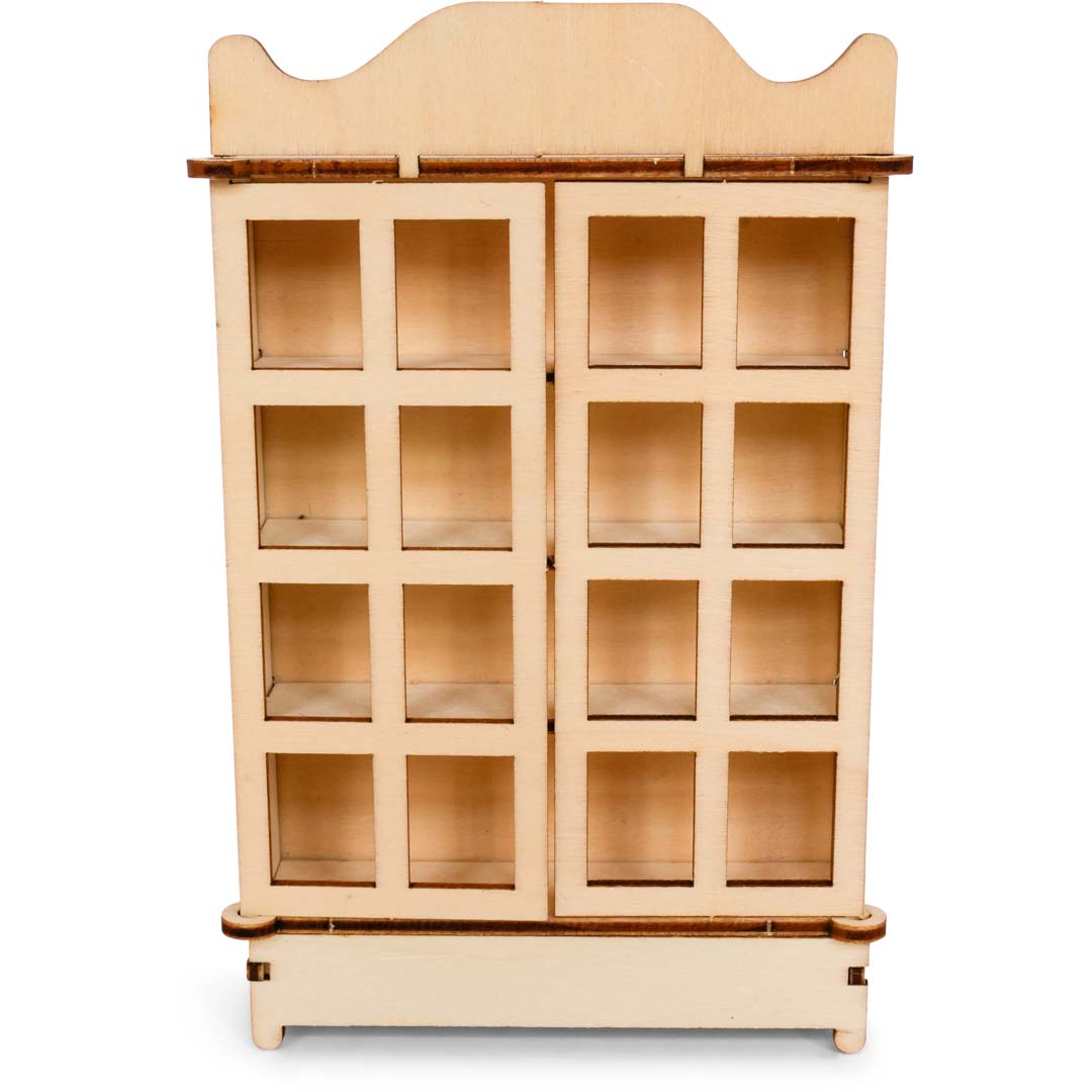 Holz-Baukastenset Mäusehaus-Wohnzimmer von Sam & Julia mit Möbelteilen zum Zusammensetzen